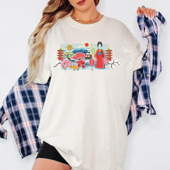 Comfort Colors� Japanese Culture T-Shirt � Geisha & Traditional Icons Graphic Tee � Unisex Travel Gift