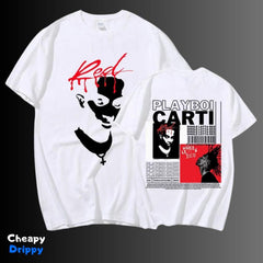 Playboi carti t-shirt Unisex | Whole Lotta Red Rap Drip Y2K | Hip Hop Streetwear Clothing