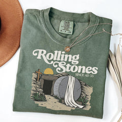 Rolling Stones Shirt, Trendy Easter Clothing, Jesus Christ Shirt, Gift For Christian, Faith-Based Graphic Tee, Easter Gift
