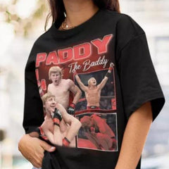 Paddy Pimblett The Baddy MMA Vintage 90s Retro Graphic Collage T-Shirt, Fighter Champions Boxing Jiu Jitsu Vintage 90s Retro Shirt