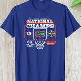 Florida Gators Basketball 2025 National Champions Shirt, Custom Gift For Fans, Sports Hoodie Long Sleeve Graphic Tee, Jersey Style Birthday