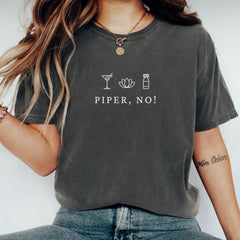 White Lotus Season 3 Funny Quote Piper, No! Buddhism, Tsunami, White Lotus T-shirt, Comfort Colors Parker Posey Fans Gift Comfort Colors Tee