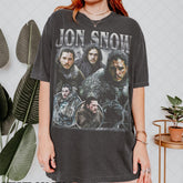 Vintage Jon Snow Shirt, Jon Snow Movie Comfort Colors Fan Tee Graphic T-Shirt, Gift For Women and Man Unisex T-Shirt'4301419505