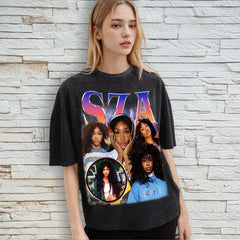 Sza Vintage Shirt, Sza Retro 90's Graphic Tee, Sza Bootleg Wash T-Shirt, SZA Ctrl, SZA Fan Gift, R&B Singer Shirt, Music Artist Fan Shirt