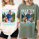Vintage Rory McIlroy Golf Shirt, Grand Slam 6th T-Shirt, 2025 Masters Champion Rory McIlroy Shirt Gifts For Men For Women