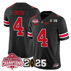 O.S Buckeyes #4 Jeremiah Smith 2025 National Champions Patch Limited Jersey