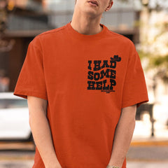 2 sided I Had Some Help Cowboy Shirt, Big Ass Stadium Tour Tee, Post Malone Morgan Wallen Concert Shirt, Comfort Colors Unisex Shirt