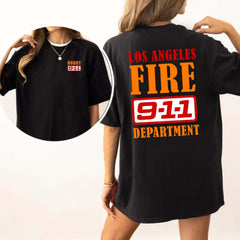 Los Angeles Fire 9-1-1 Department Bobby Nash 2 Sides Print Shirt, Bobby Nash 911 TV Show Movie Shirt, TV Show Gift For 911 Fans 25425LN87