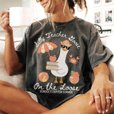 Last Day of School Teacher Shirts, Schools Out for Summer Silly Goose Teacher Shirt, End of Year Teacher Shirt, Funny Summer Teacher Shirt