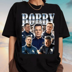 Bobby Nash Bootleg Shirt, 9-1-1 Tv Show Fan Shirt, Peter Krause Tshirt, Captain Robert Nash 9-1-1 Series, 9/11, Los Angeles Fire Department