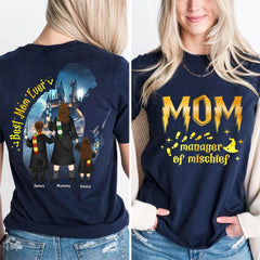 Custom Manager Of Mischief Mom Shirt, Best Mom Ever, Magical Mom TShirt, Mama Shirt, Fantastic Mama Shirt, Wizard Mom Outfit, Funny Mom Tee