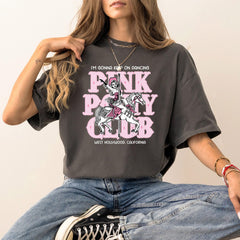 Pink Pony Club Shirt, Chappell Roan Shirt, Midwest Princess Tour, Sapphic Lesbian Pride Music Shirt, Keep On Dancing, WLW Pride Music Tee