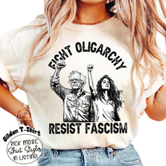 Bernie Sanders,Fight Oligarchy Tour Shirt, Political Activism T-Shirt,1963 Arrest Photo, Rage Against The Machine, Resistance Tee,Anti Trump