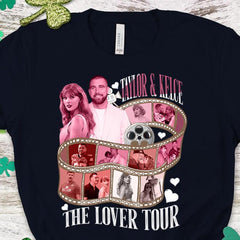 Taylor & Kelce The Lover Tour, Valentines T-shirt, Love Gift Shirt, Happy Valentine's Day, Travis Kelce T-Shirt, Kelce Taylor Shirt 87 Gift