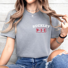 9-1-1 TV Show LAFD Crewneck Sweatshirt - Los Angeles Fire Department Fan Tee