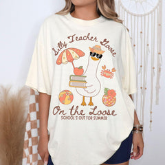 Last Day of School Teacher Shirts, Schools Out for Summer Silly Goose Teacher Shirt, End of Year Teacher Shirt, Funny Summer Teacher Shirt
