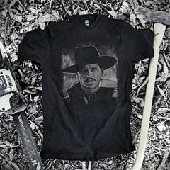 val kilmer - tombstone tshirt - doc holliday tshirt  - soft style tshirt - hand printed - cult classic RIP