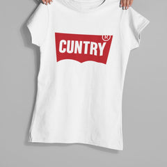 CUNTRY Graphic Tee | Bold Western Cowgirl Shirt | Funny Country Tour Top | Beyonc Cowboy Carter Inspired Merch
