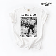 Bernie Sanders Fight Oligarchy Tour Shirt, Political Activism Shirt, 1963 Arrest Photo, Rage Against The Machine, Resistance Tee, Anti Trump