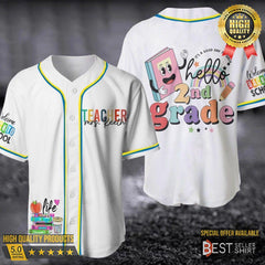 2Nd Grade Team Back To School Second Grade Teacher Baseball Jersey Teacher Gifts Baseball Uniform - Best Seller Shirts Design In Usa - Shirt King