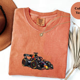 F1 Racing Car Comfort Colors T-Shirt | Formula 1 Gift for Him | Motorsport Fan Tee | Red Bull Racing Car Shirt | Speed Lover Graphic Tee