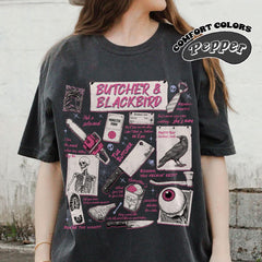 Butcher & Blackbird Comfort Color T-Shirt, Book Series Shirt, Dark Romance Shirt, Scythe Sparrow Brynne Weaver Inspired Appare Tee
