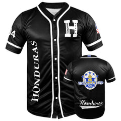 Fury Honduras Baseball Jersey Shirt Black Unisex Men Woman Comfortable Breathable Quick Dry shirtslatinas