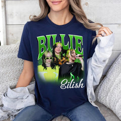 BILLIE EILISH T Shirt, Hiphop, Retro, 90s Vintage, Bootleg Tee