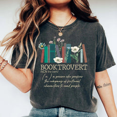 Booktrovert Shirt, Book Shirt, Book Lovers Gifts, Gifts For Book Lovers, Gifts For Book Lovers Women, Book Shirts For Women, Bookish Gifts