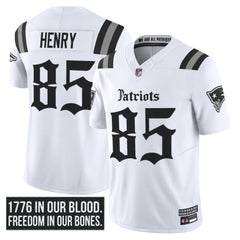 N.E Patriots #85 Hunter Henry ‘Gothic Revolution Edition’ Limited Jersey