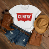 CUNTRY Graphic Tee | Bold Western Cowgirl Shirt | Funny Country Tour Top | Beyonc Cowboy Carter Inspired Merch