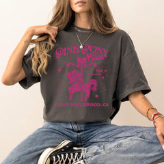 Pink Pony Club Shirt, Chappell Roan Shirt, Midwest Princess Tour, Sapphic Lesbian Pride Music Shirt, Keep On Dancing, WLW Pride Music Tee