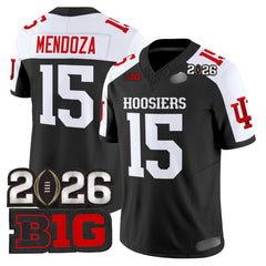 I.Hossiers #15 Fernando Mendoza 2026 B1G Patch Fan Jersey