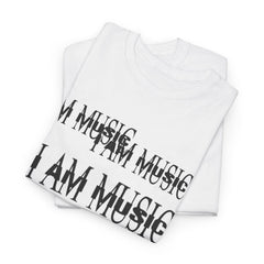 I Am Music Unisex Heavy Cotton Tee, Music Lover Gift, Musician Shirt, Band Merchandise, PlayBoi Carti, Rap, New, Fashion