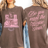 House Tour Shirt, Comfort Colors Fandom Merch Tee, Aesthetic Oversized Fan T-shirt, Double Sided Sabrina's House Tour Gift'4398453171