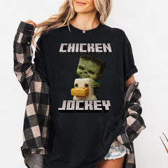 Chicken Jockey MineC Shirt, MineC shirt, Chicken Jockey, Miner T-shirt,