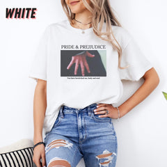 Pride and Prejudice Hand Flex Shirt, Jane Austen Merch Mr Darcy, Shirt, Book Lover Gift, Gift For Reader, Bookish Merch, Book Shirt