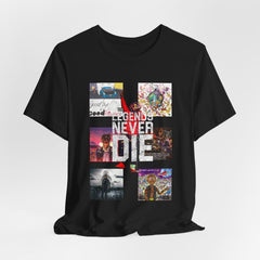 Juice WRLD 999 Tribute T-Shirt - Lucid Dreams Graphic Tee - Legends Never Die Fan Apparel Album Cover T-Shirt HipHop Style Tee Fan Apparel