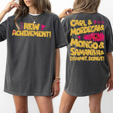 New Achievement Two-Sided Comfort Colors Shirt, Dungeon Carl T Shirt, Sci-Fi Book Lover Tee, Bookish Apparel for Book Lovers Shirt