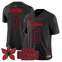 A. Crimson Tide #0 Deontae Lawson ‘Stranger Edition’ Fan Jersey