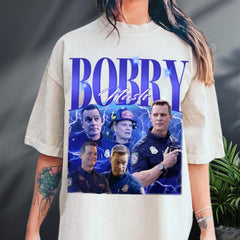 Bobby Nash Bootleg Shirt, 9-1-1 Tv Show Fan Merch, Peter Krause Tshirt, Captain Robert Nash 9-1-1 Series, 9/11, Los Angeles Fire Department