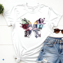 Girls Butterfly Design, Youth T-Shirt Sizes XS-XXL