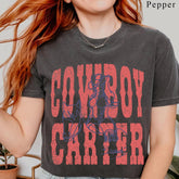 Comfort Colors Vintage Cowboy Carter Shirt, Shirt For Beyhives, Rap Hip Hop Lovers