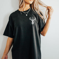 2 sided Fireheart T-shirt | TOG Gift | Throne of Glass | Book Lover Idea | Bookish Gift | Terrasen | Booktok | Aelin Galathynius she was not afraid