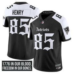 N.E Patriots #85 Hunter Henry ‘Gothic Revolution Edition’ Limited Jersey