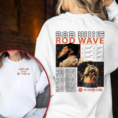 Vintage Rod Wave Tour Sweatshirt, Last Lap Tour T-Shirt, 2024 Music Concert Tee, Hip Hop Music Fan Gift, Music Hoodie, Rod Wave Merch Shirts