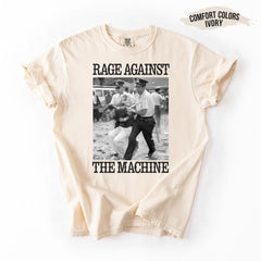 Bernie Sanders Fight Oligarchy Tour Shirt, Political Activism Shirt, 1963 Arrest Photo, Rage Against The Machine, Resistance Tee, Anti Trump
