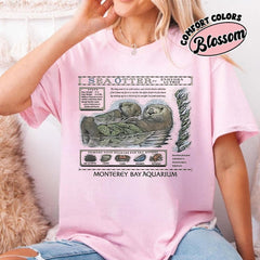 Vintage Sea Otters Monterey Bay Aquarium Shirt, Otter Monterey Bay Aquarium Shirt, Otter Lovers Gift Shirt