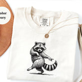 Dancing Raccoon T-Shirt, Vintage Woodland Animal Tee