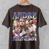 Vintage Andre Agassi Graphic Tee - 90s Tennis Shirt'1853074822